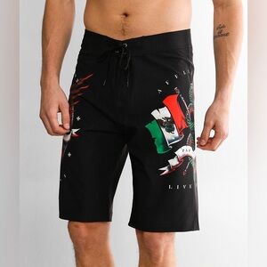 Affliction Tri Pride Stretch Boardshort